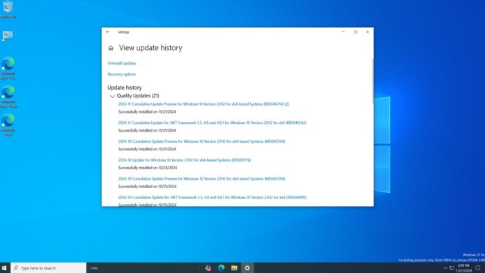 Windows 10 KB5046714 out with fixes, direct download