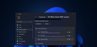 Windows 11 camera settings upgrade