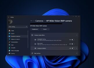 Windows 11 camera settings upgrade